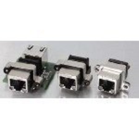 AMPHENOL Telecom And Datacom Connector, 8 Contact(S), Female, Right Angle, Solder Terminal, Receptacle MRJ578001